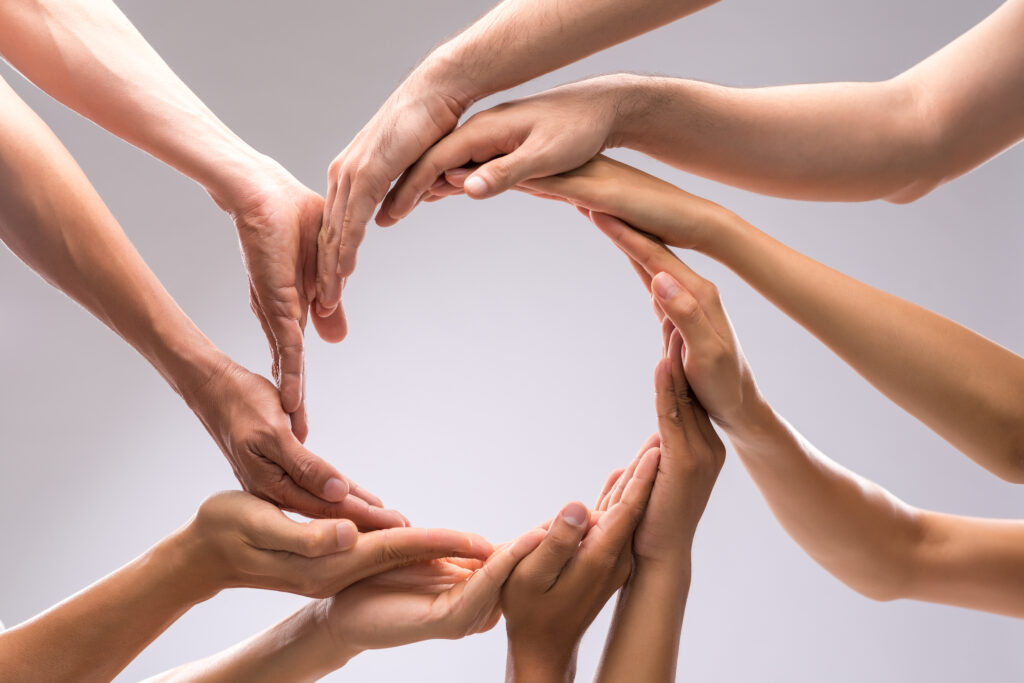 different hands