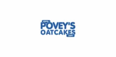 company logo povey's oatcakes