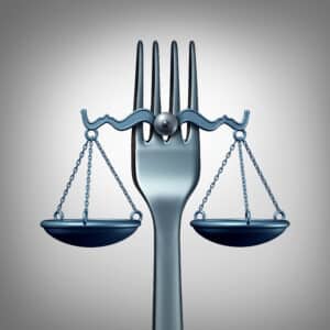 Food,Law,And,Legal,Regulations,Concept,With,A,Kitchen,Fork