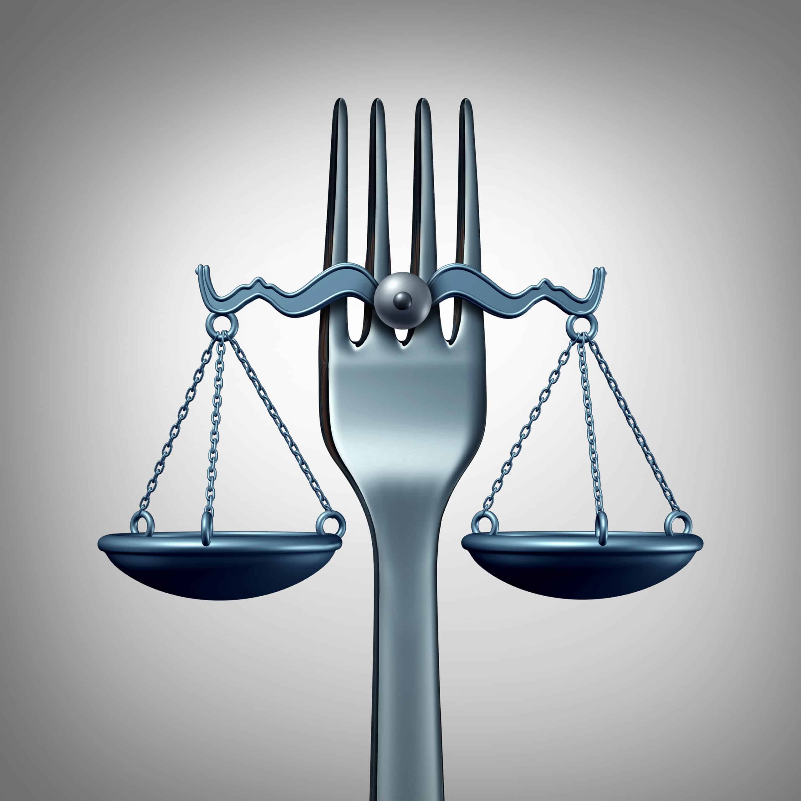 Food,Law,And,Legal,Regulations,Concept,With,A,Kitchen,Fork